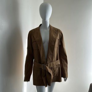 Balenciaga Trench Jacket Tan
